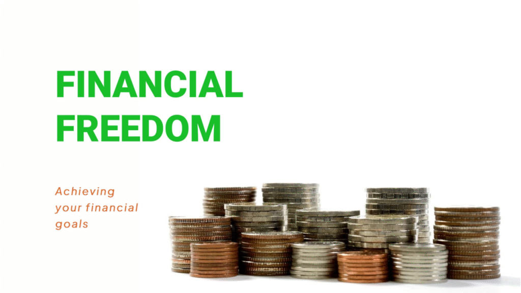 Infographic showing stages of personal finance from basic budgeting to financial freedom