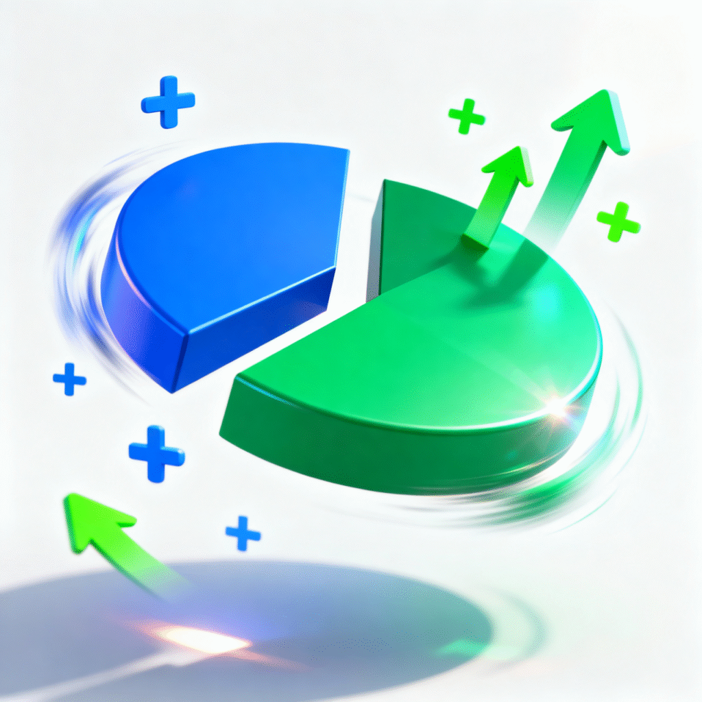 A flowchart diagram illustrating how a revenue sharing partnership works, from customer payment to distribution of shares between partners.
