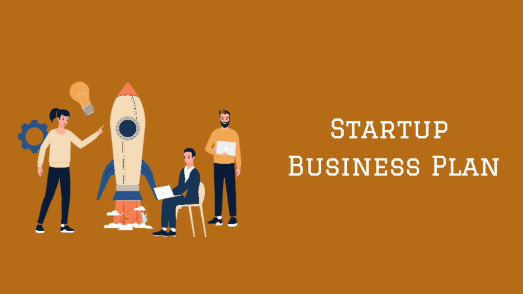 Infographic showing the key components of a successful business plan and how they connect to secure funding.