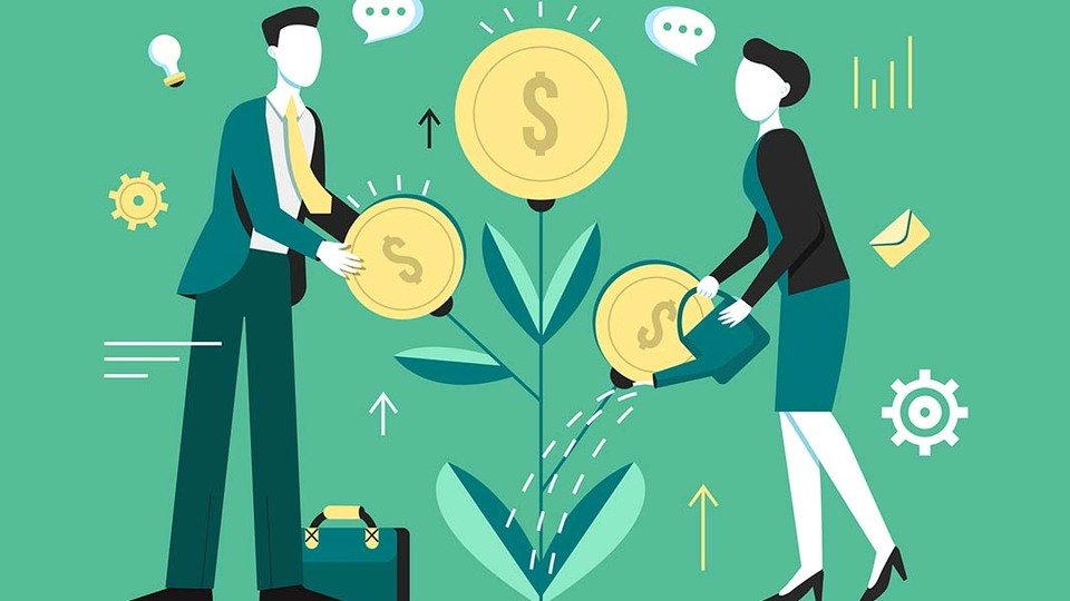 Pie chart showing ideal allocation across different passive income streams including dividend stocks, real estate, digital products, and P2P lending.