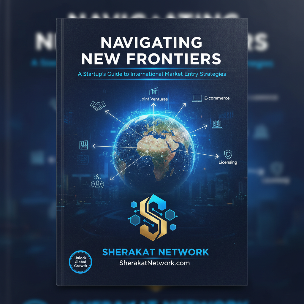 Visual framework showing the four phases of startup international expansion: readiness assessment, market selection, capital-efficient entry, and iterative scaling