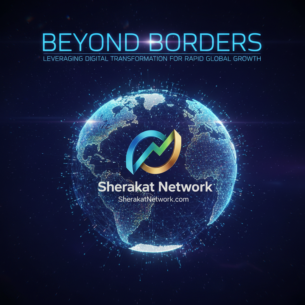 Layered visualization of digital globalization technology stack including cloud infrastructure, global connectivity, compliance automation, internationalization core, and global analytics