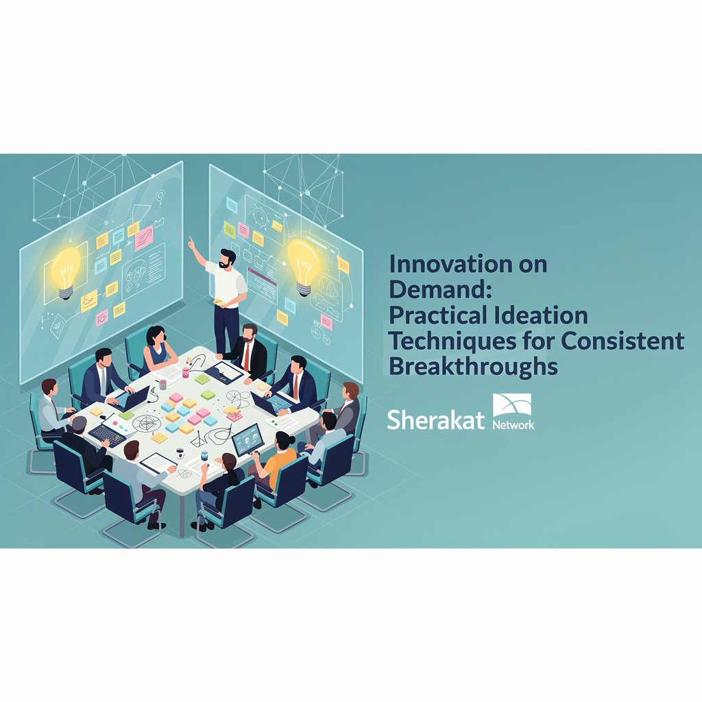 Five-stage innovation value chain diagram showing opportunity sensing, idea generation, concept development, idea selection, and experiment design