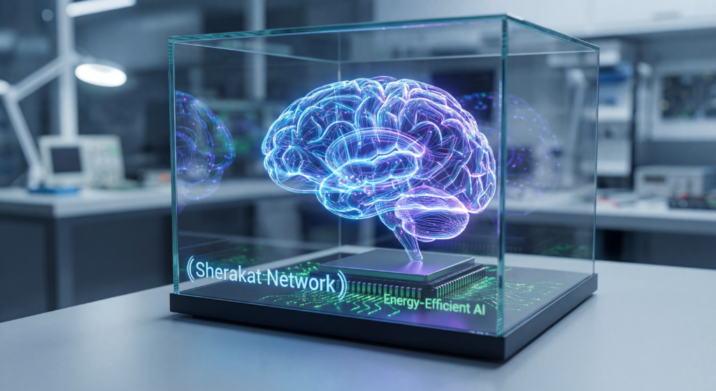Comparison diagram showing the architecture of neuromorphic computing systems versus conventional von Neumann architecture