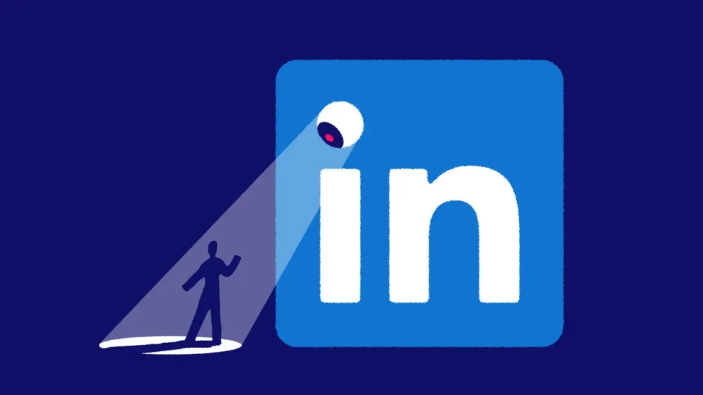 An illustration showing a flowchart of social media algorithms with icons for likes, comments, shares, and video views connected to platform logos.