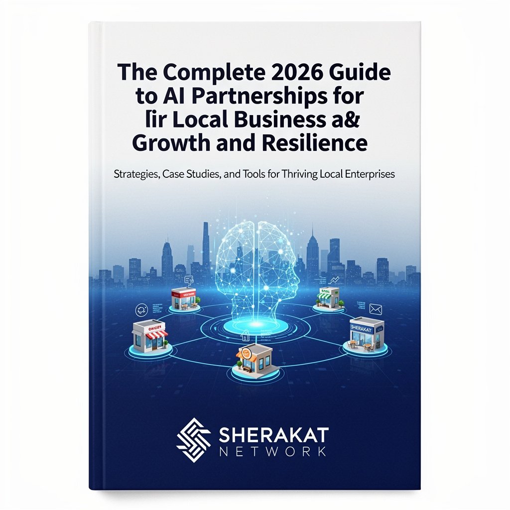 Detailed visual timeline showing eight-phase AI partnership implementation process from assessment through evolution, with key milestones and decision points
