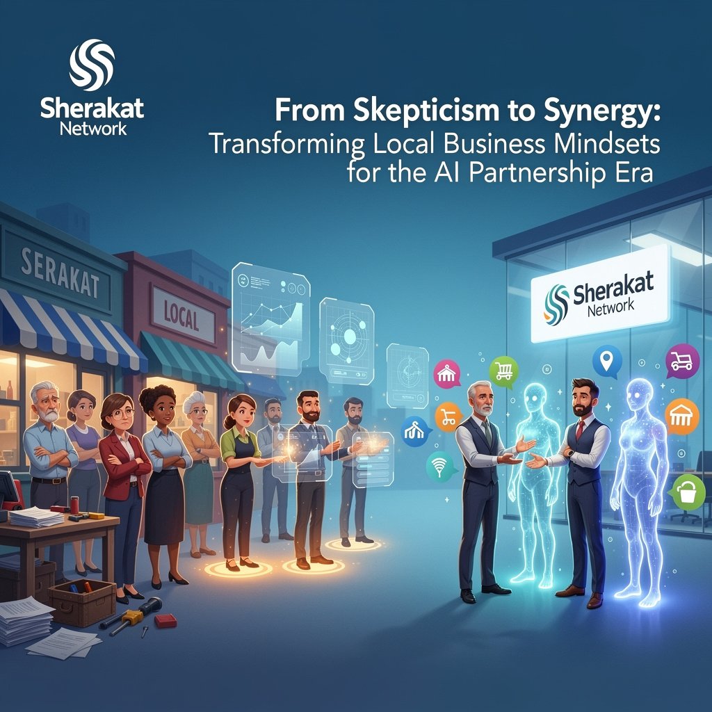 Visual diagram showing the seven-stage mindset transformation framework: Awareness & Assessment, Vision Co-Creation, Psychological Safety Infrastructure, Capability Building, Integration & Habit Formation, Reinforcement & Evolution, and Cultural Institutionalization