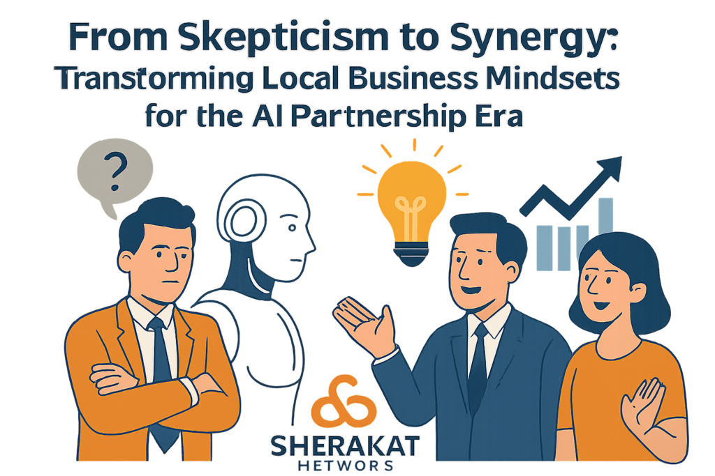 Visual diagram showing the seven-stage mindset transformation framework: Awareness & Assessment, Vision Co-Creation, Psychological Safety Infrastructure, Capability Building, Integration & Habit Formation, Reinforcement & Evolution, and Cultural Institutionalization
