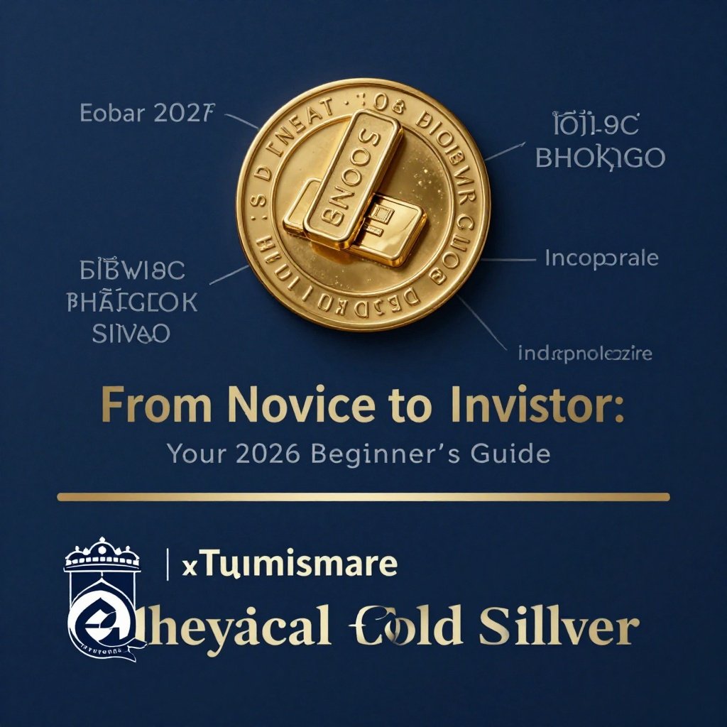 Comparison table showing the differences between investing in gold bars and silver coins for beginners.