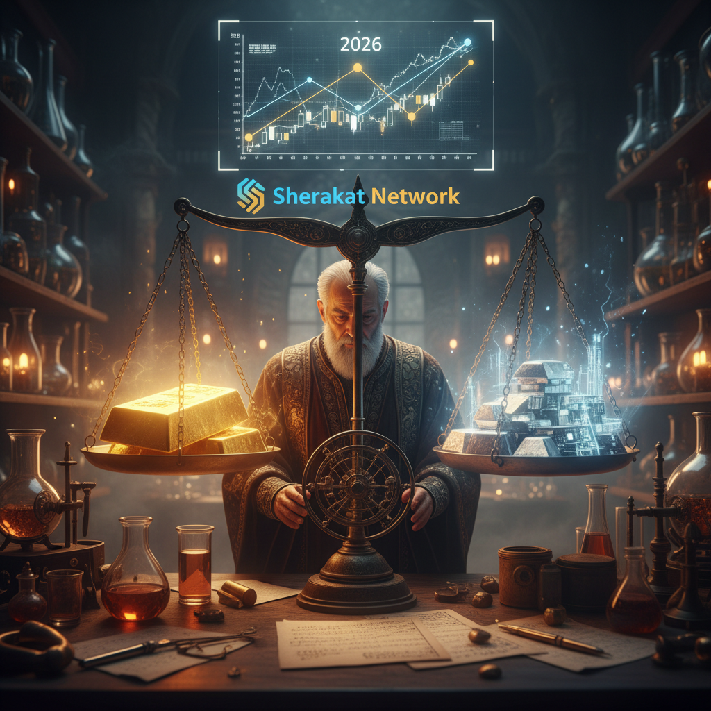 Line graph showing the Gold to Silver Ratio from 1920 to 2026, highlighting major economic and geopolitical events that caused spikes and crashes.
