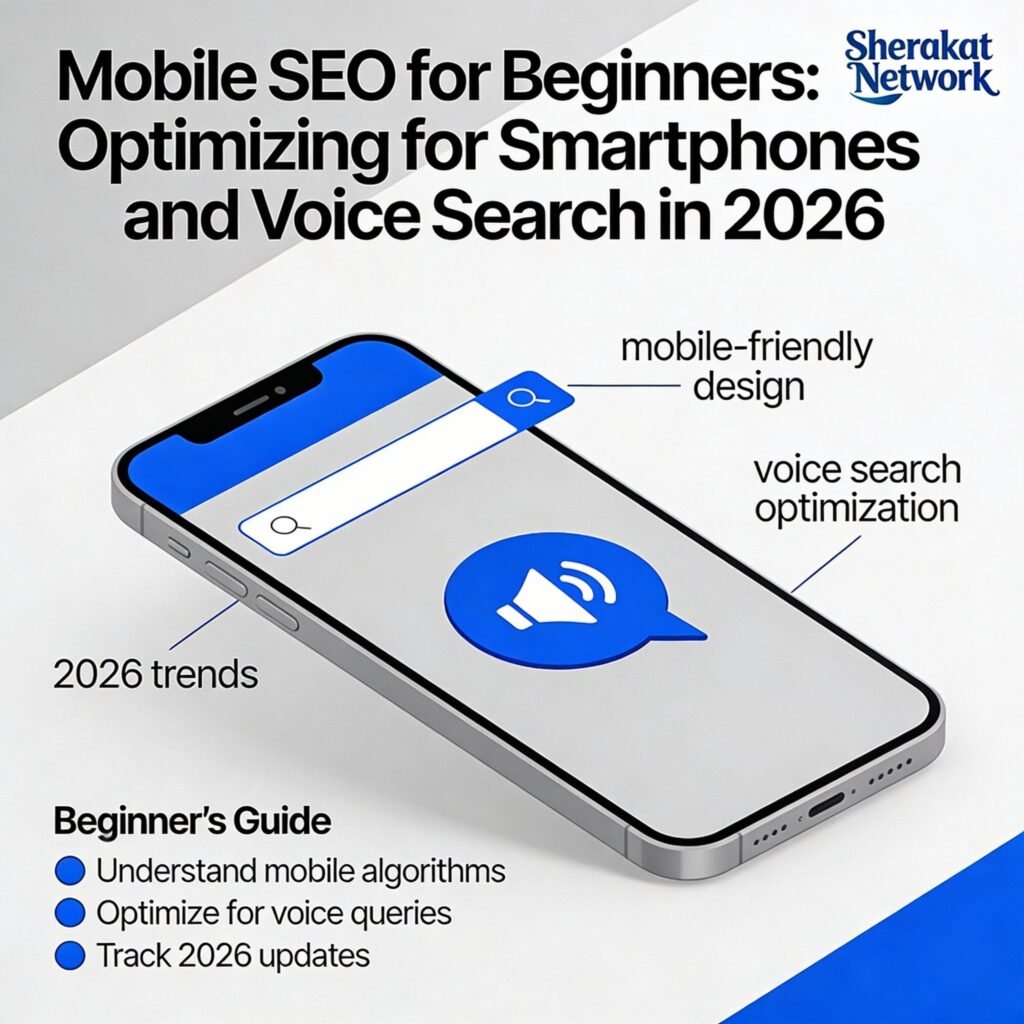 Diagram showing Google primarily using the mobile version of a website for indexing and ranking, with the desktop version as secondary.