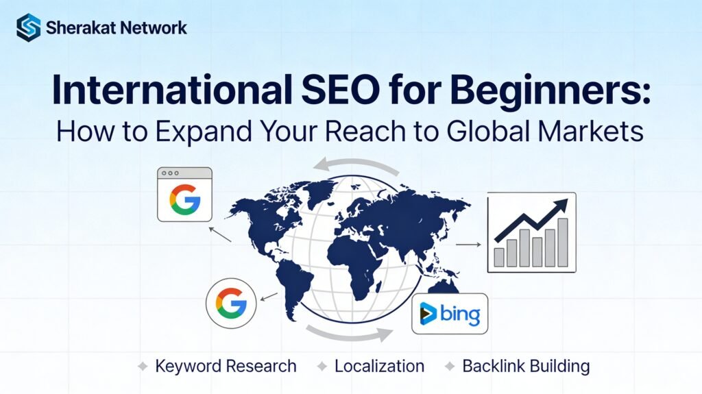 Diagram showing four URL structure options for international SEO: ccTLDs, subdomains with gTLD, subdirectories with gTLD, and URL parameters.