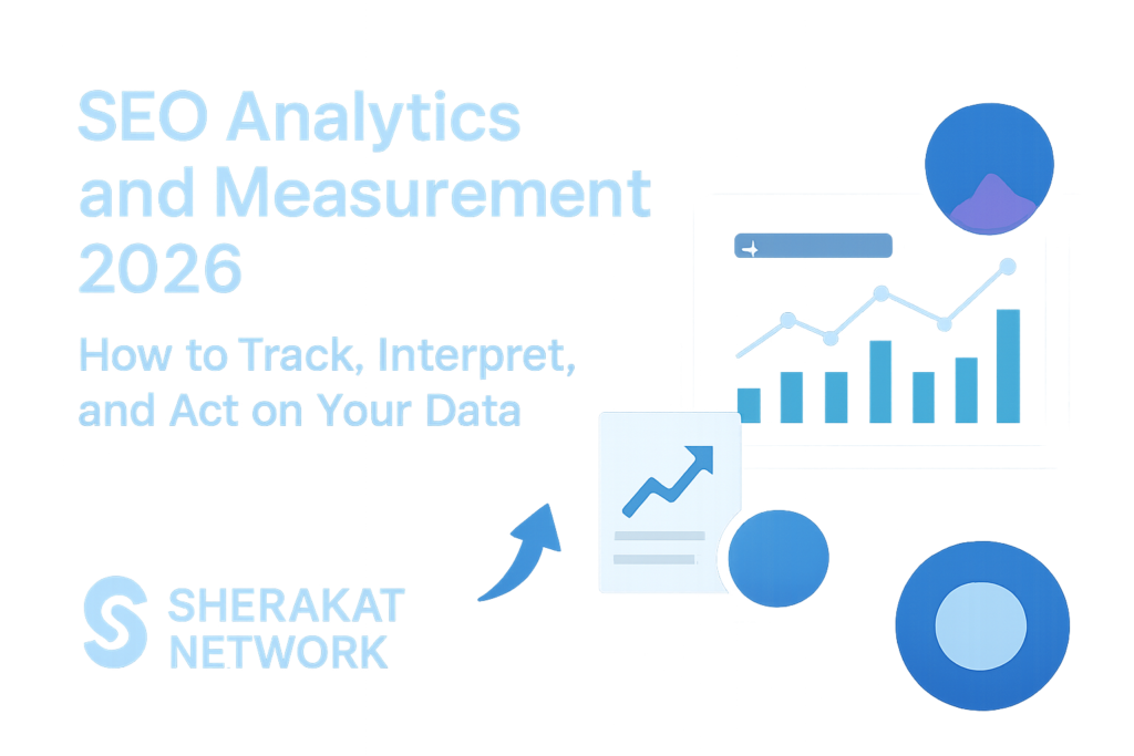 A pyramid diagram showing five levels of SEO measurement: Business Outcomes (revenue, customers), Conversion Metrics (conversion rate, assisted conversions), Engagement Metrics (time on site, pages per session), Search Metrics (impressions, clicks, rankings), Activity Metrics (content published, backlinks earned).A pyramid diagram showing five levels of SEO measurement: Business Outcomes (revenue, customers), Conversion Metrics (conversion rate, assisted conversions), Engagement Metrics (time on site, pages per session), Search Metrics (impressions, clicks, rankings), Activity Metrics (content published, backlinks earned).