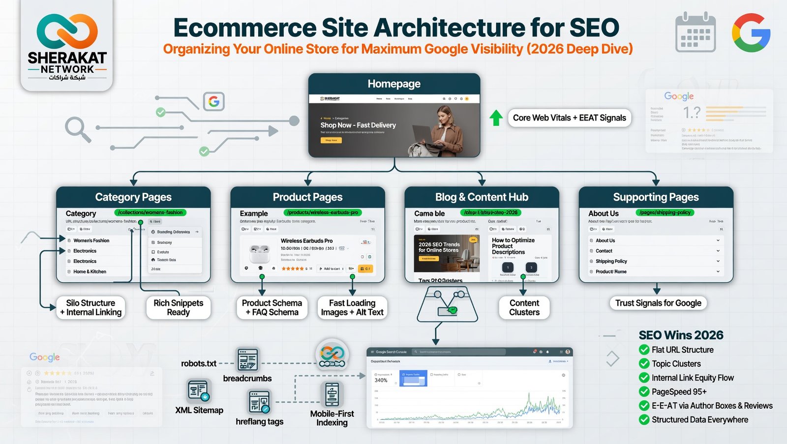 Ecommerce Site Architecture for SEO: Organizing Your Online Store for Maximum Google Visibility (2026 Deep Dive)