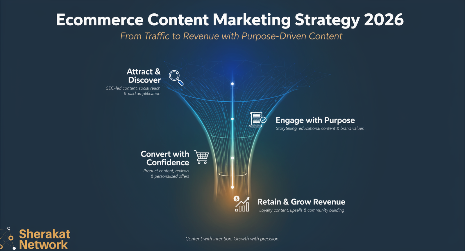 Ecommerce Content Marketing Strategy 2026: From Traffic to Revenue with Purpose-Driven Content