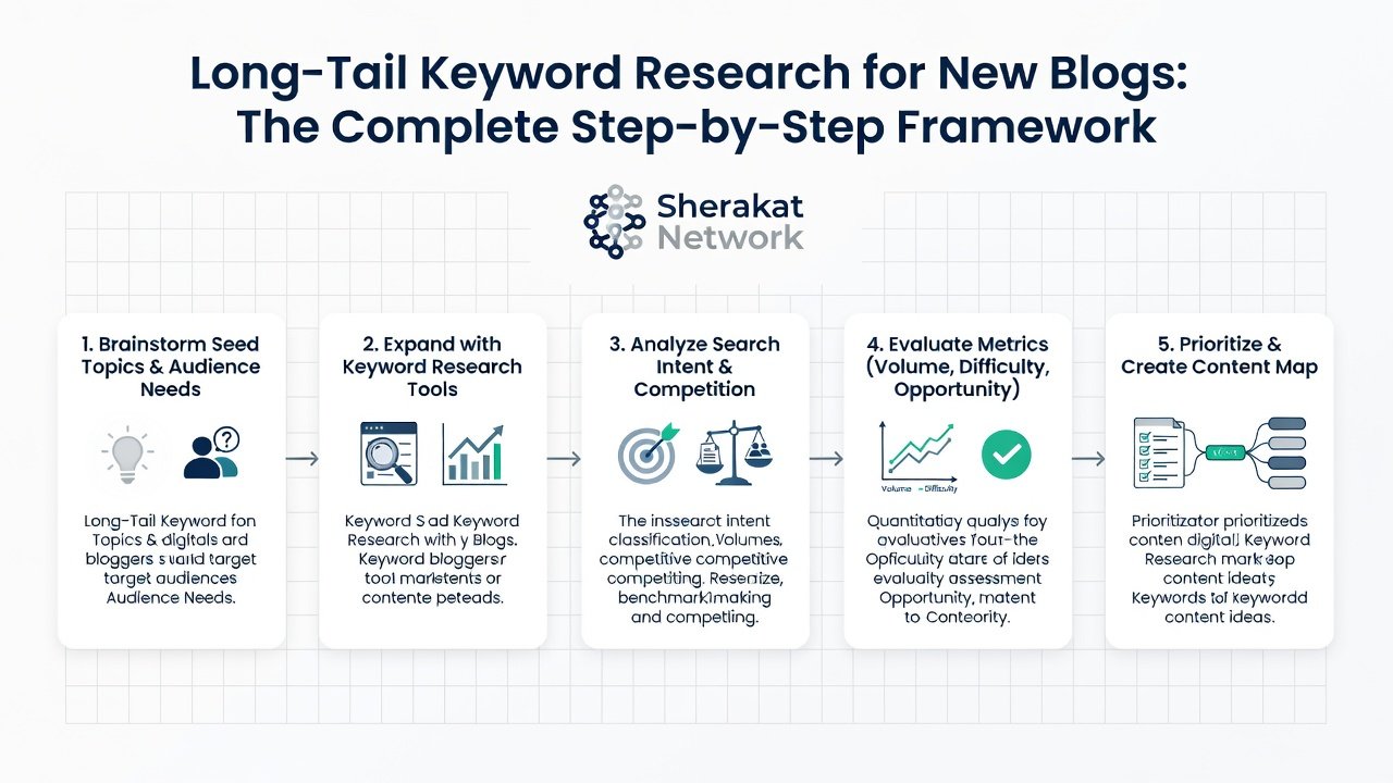 Long-Tail Keyword Research for New Blogs: The Complete Step-by-Step Framework