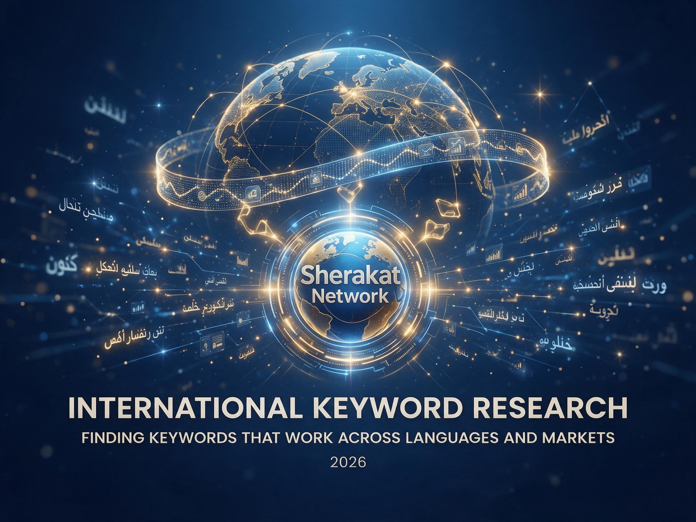 Diagram comparing translated keywords that rank for nothing against natively researched keywords that capture actual search volume