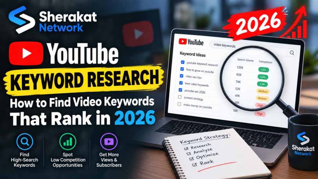 Flowchart showing the 15-minute YouTube keyword research process from seed definition to TubeBuddy evaluation