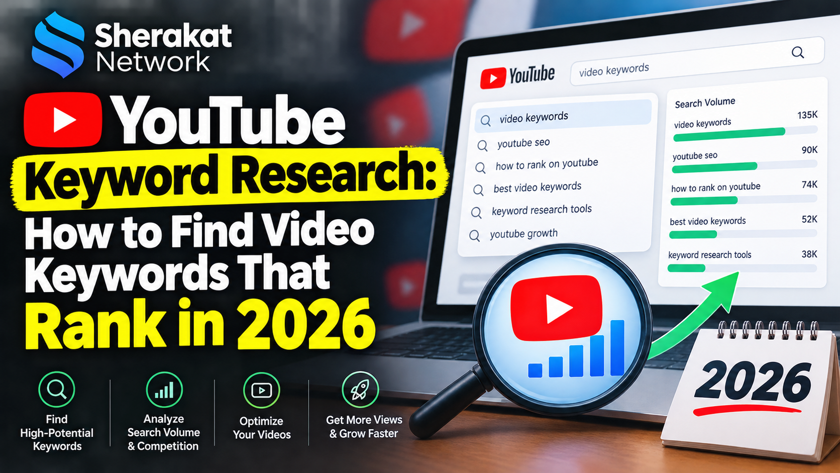 Flowchart showing the 15-minute YouTube keyword research process from seed definition to TubeBuddy evaluation